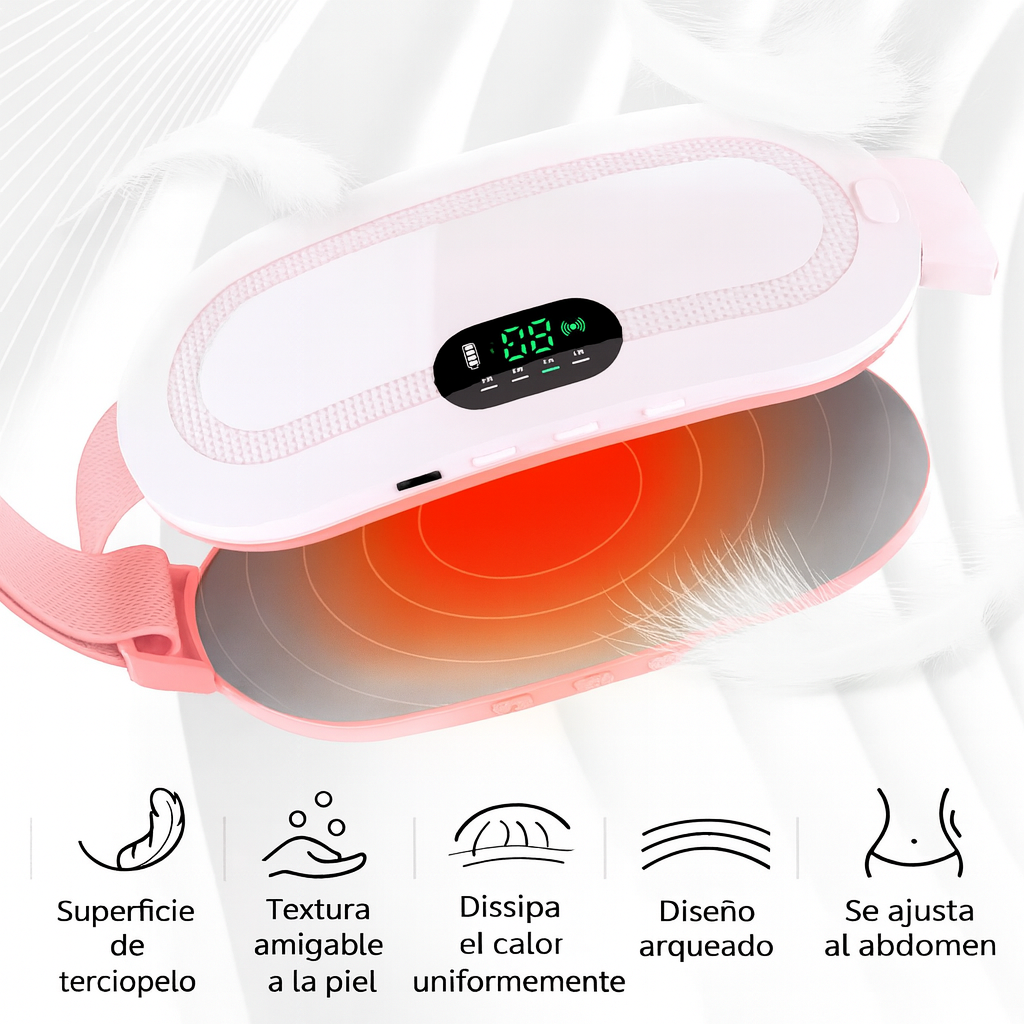 🔥 WarmyEase™ — Cinturón térmico anti cólicos con vibración